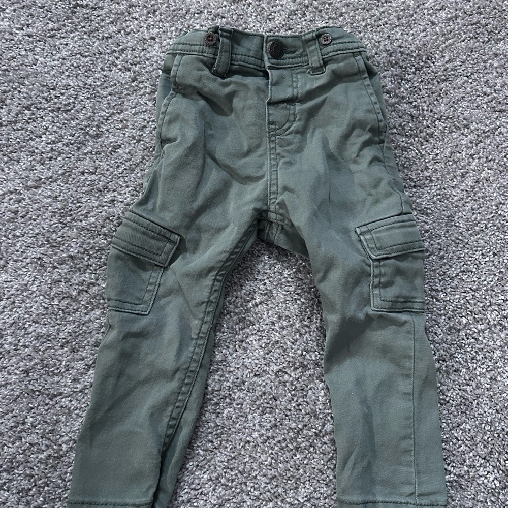 H&M Olive Green Kids Cargo Pants